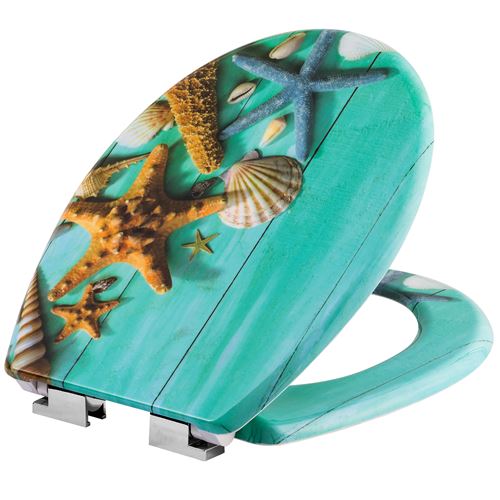 TecTake Abattant WC - étoile de mer