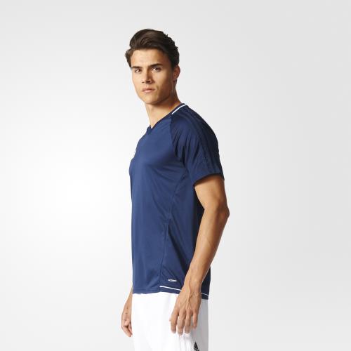 Adidas Maillot training Tiro 17 bleu marine/blanc Taille M Adulte Homme