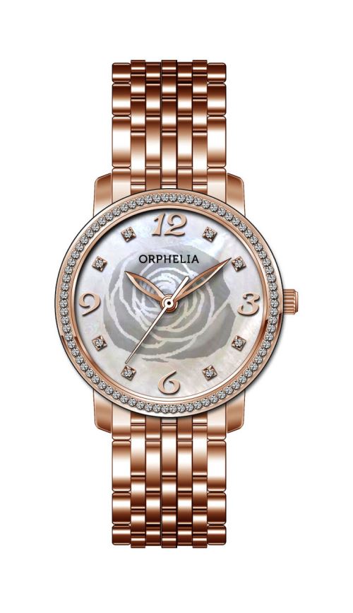ORPHELIA Montre La Rose Ip-rosé pour Femmes-12705