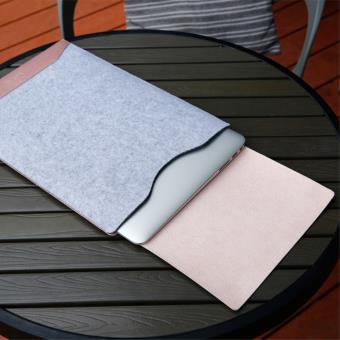 Housse PC Portable GENERIQUE Coque SOYAN Poche Bag avec Mouse Pad pour Macbook  Air 13.3 pouces / Pro 13.3 pouces - Rose Gold