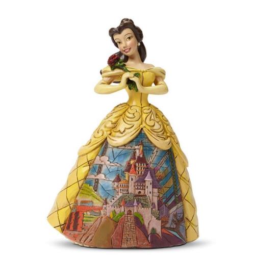 Figurine Belle en Robe de Bal - Château - Disney Traditions Jim Shore