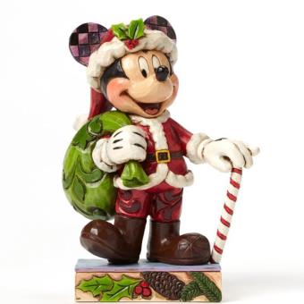 Figurine Mickey En Pere Noel Disney Traditions Jim Shore Grande Figurine Achat Prix Fnac