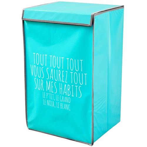 Meuble Panier Rangement Linge Design Fun Inscription Expression