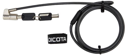 Dicota Security Lock Exchangeable T/N/W Head Cable De Securite 2M de Inmac Wstore - Image 2
