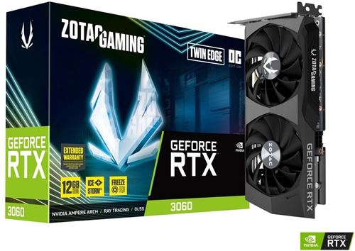 Carte Graphique Nvidia Zotac GeForce RTX 3060 Twin Edge OC 12Go
