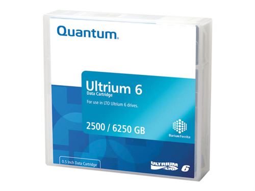 Quantum - 20 x LTO Ultrium 6 - 2.5 To / 6.25 To - noir - pack bibliotheque