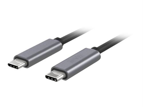 Artwizz - Câble USB - 24 pin USB-C (M) pour 24 pin USB-C (M) - USB 3.0 - 1 m - titane