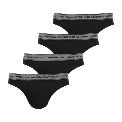 Lot de 4 slips homme Eco Pack Noir-Noir-Noir-Noir Taille 6