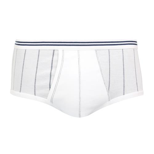 Slip taille haute ouvert Les Classiques Blanc rayure Taille 3