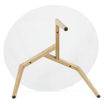 Alterego Table Basse De Salon Ronde Glazy En Verre Cuisine Maison Tables Basses