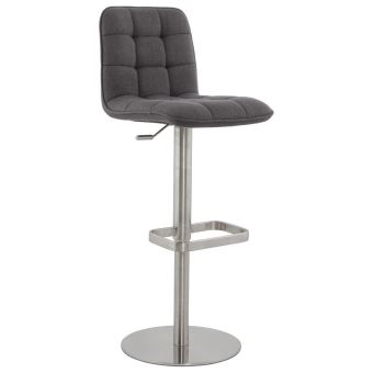 chaise bar reglable gris foncé chaise bar reglable gris foncé