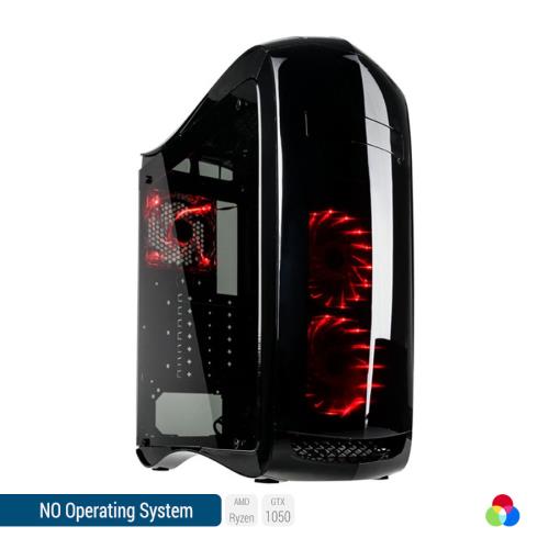 PC Gamer AMD Ryzen 7 3700X, GTX1050, 8Go RAM DDR4, 1To HDD, USB 3.1. PC Gaming Advanced. Unité centrale sans OS