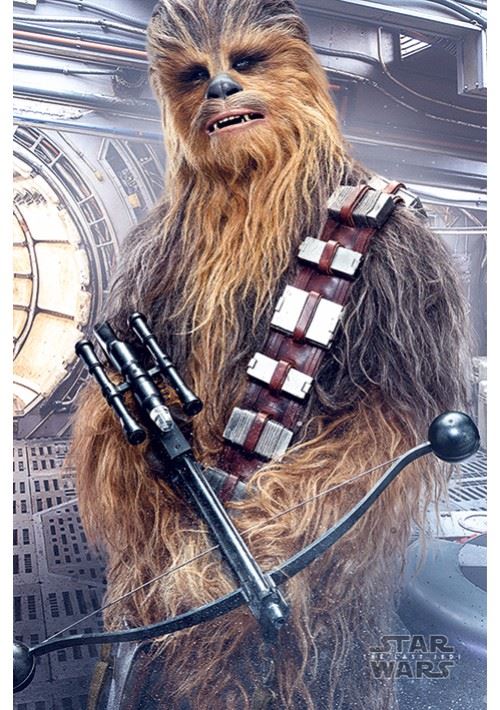 Affiche Maxi Star Wars The Last Jedi Chewbacca Bowcaster