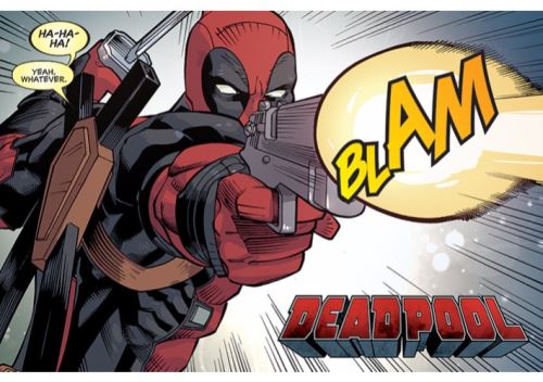 Affiche Maxi Marvel Deadpool Blam