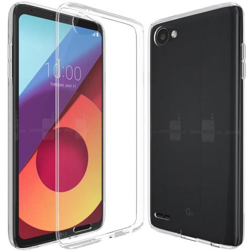 Housse LG Q6 Etui Housse Coque de protection Ultra Fine Silicone TPU Gel [Jelly - Transparent] - ADVANSIA