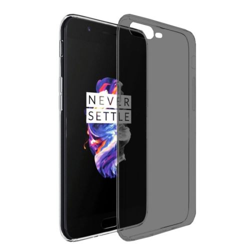 Housse One Plus 5 Etui Housse Coque de protection Ultra Fine Silicone TPU Gel [Jelly - Noir] - ADVANSIA