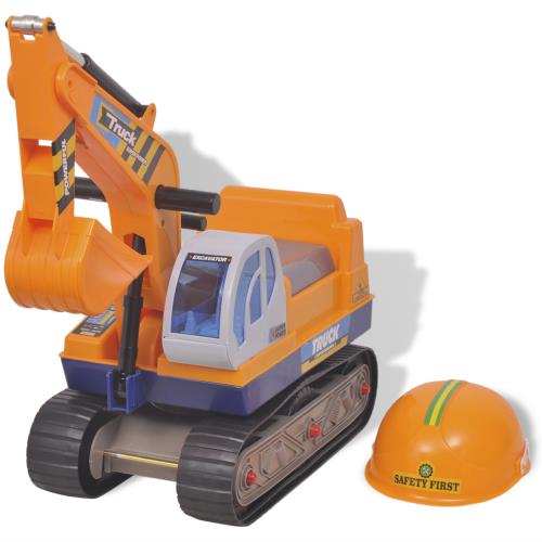 vidaXL Excavateur en plastique jaune
