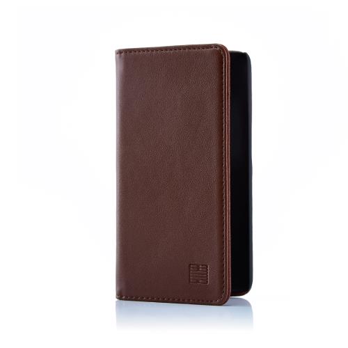 Étui ZTE Blade L3 [Classic Wallet] par 32nd® en Cuir - Marron Foncé
