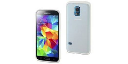 Muvit Customline Minigel - Achterzijde behuizing voor mobiele telefoon - thermoplastic polyurethaan (TPU) - transparant - voor Samsung Galaxy S5 Mini