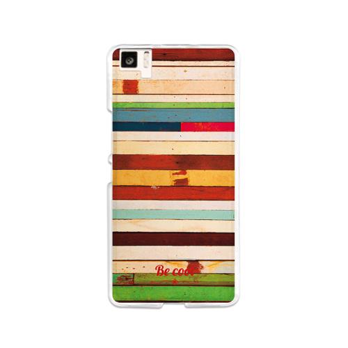 Coque étui Housse Gel Tpu pour bq Aquaris M5 Patchwork Wood - BeCool®