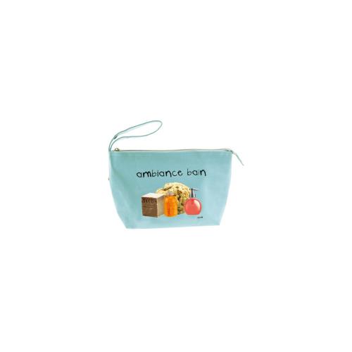 Trousse de toilette bleu turquoise taille M/L - Ambiance bain