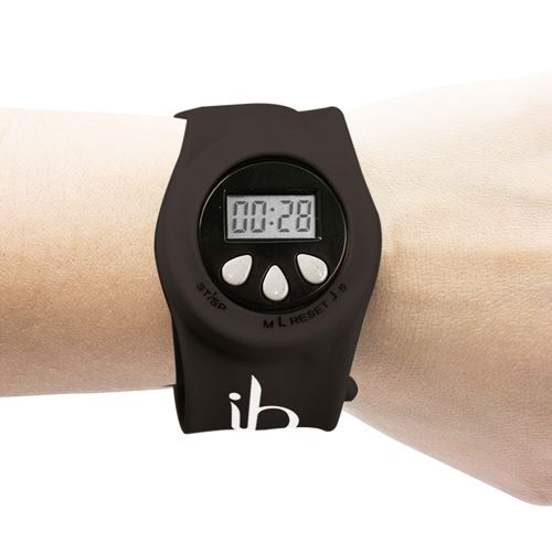 Bracelet minuteur spécial coiffeur, coloris Noir