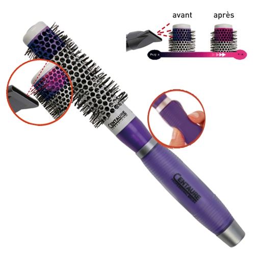 Brosse céramique Thermo chromatique 25-40mm, violette