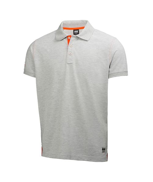 Polo Oxford H/H 100% Coton (Grey Melange-M)