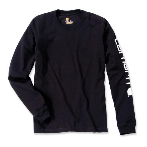 T-shirt manches longues Logo manche noir L Carhartt S1EK231BLKL