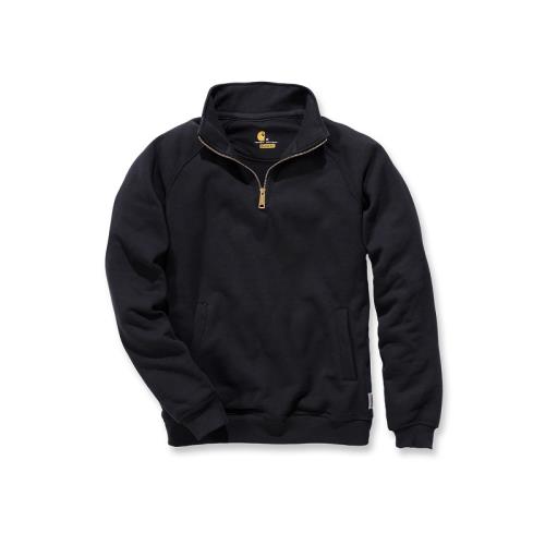 Sweat col montant 1/4 zip noir S Carhartt S1K503BLKS