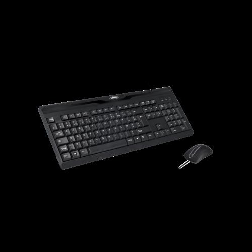 Pack clavier / souris optique filaire - Advance Starter Wired - AZERTY - Noir