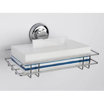 Etagere Murale En Acier Chrome Avec Ventouse 27x17x11 7cm Easy