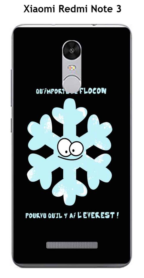Coque Xiaomi Redmi Note 3 design flocon