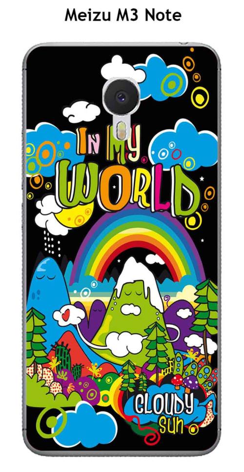 Coque Meizu M3 Note design my-world