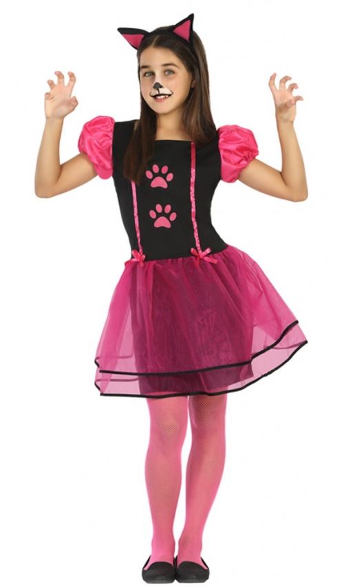 Déguisement Chaton - Fille Taille : 3-4 ans (94 à 108 cm) - Déguisements et fêtes