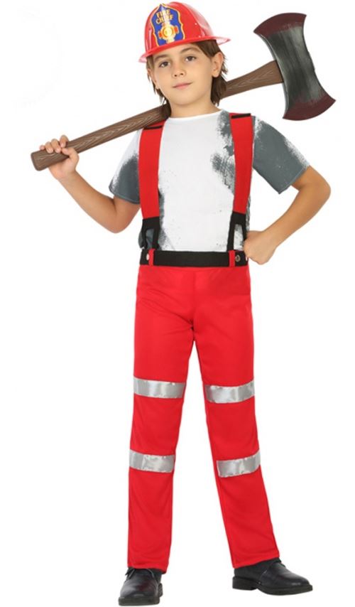 Déguisement Sapeur-Pompier - Enfant Taille : 5-6 ans (105-116 cm)