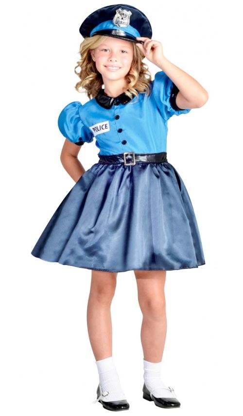 Déguisement De Policière - Enfant Taille : 5/7 ans (108 à 120cm)