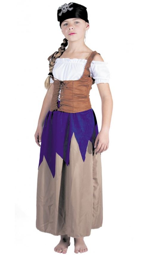 Déguisement Mini-Princesse Corsaire Taille : 4/6 ans (102 à 114 cm)