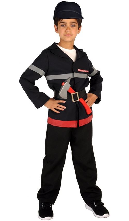 Déguisement Sapeur Pompier - Enfant Taille : 5/7 ans (108 à 120cm)