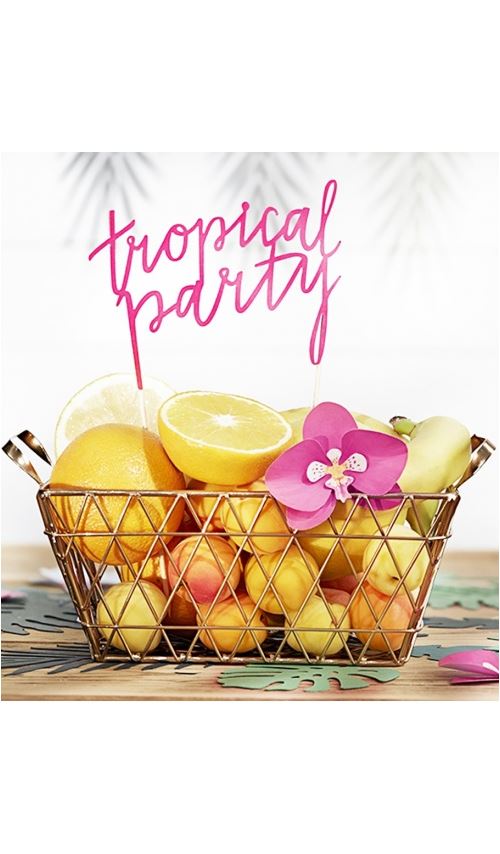 Cake Topper - Tropical Party