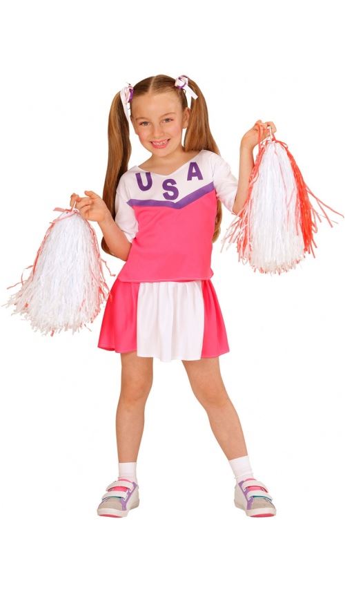 Déguisement Cheerleader - Fille Taille : 8/10 ans (126 à 138 cm)