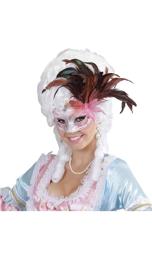 Masque Loup Baroque - Rose