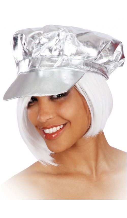 Casquette Argent Métallique