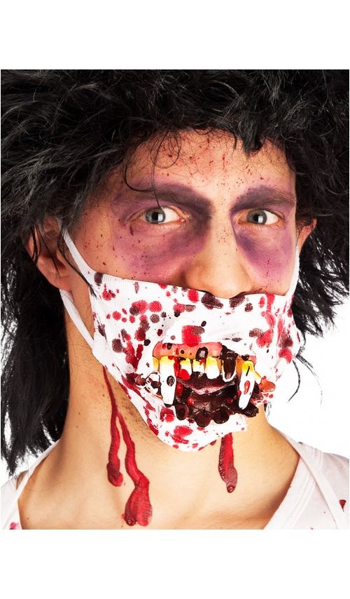 Masque De Chirurgien Avec Dentier - Zombie