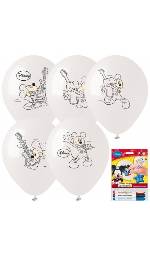 Kit De Ballons A Colorier Et Feutres - Mickey™
