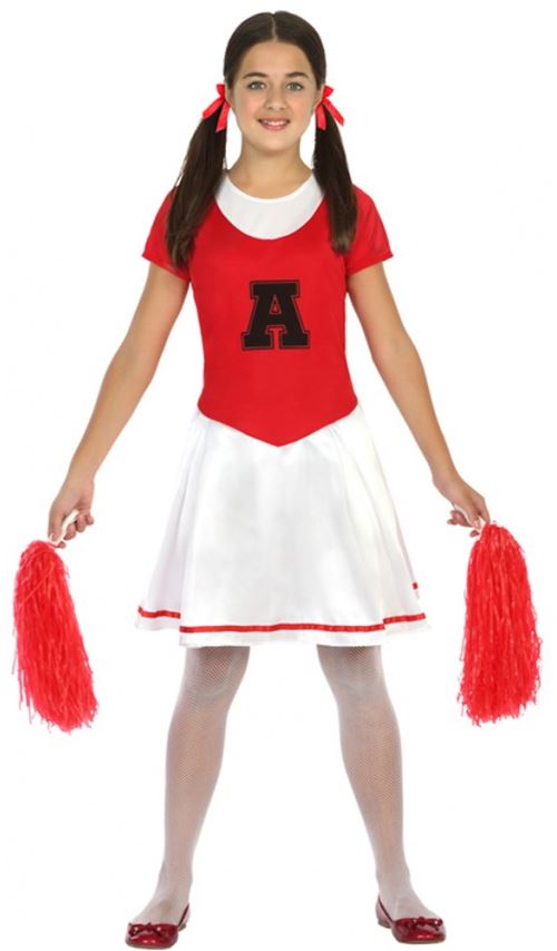 Déguisement Cheerlearder - Enfant Taille : 7/9 ans (120 à 132 cm)