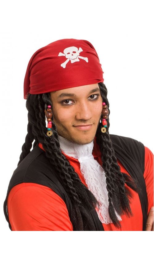 Perruque calot pirate - Femme
