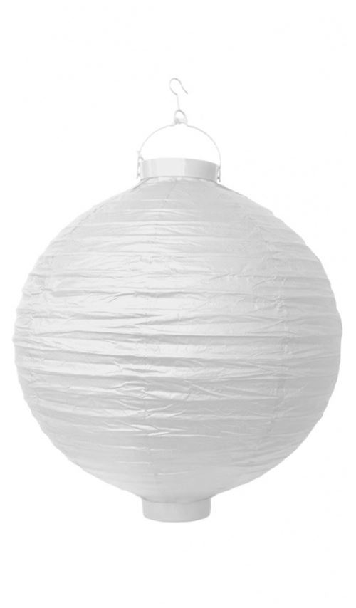 Lanterne Boule à LED - Blanc x 35 cm