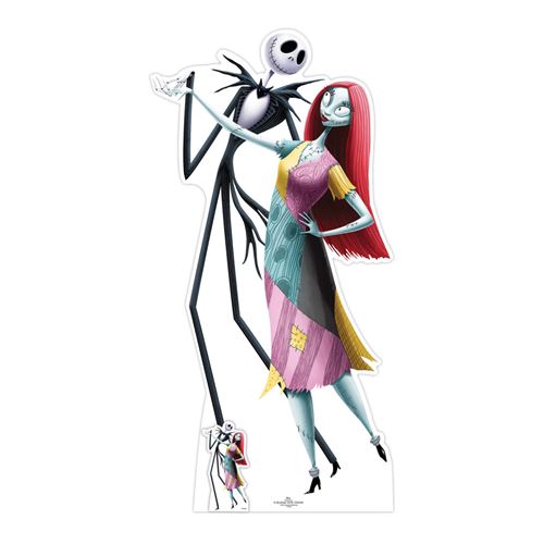 Découpe Carton Grandeur Nature Jack Et Sally (L'Étrange Noël) - Déco Fête, Bureau, Fan Disney