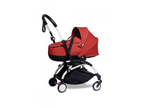 Babyzen - Poussette YOYO2 nacelle cadre blanc rouge